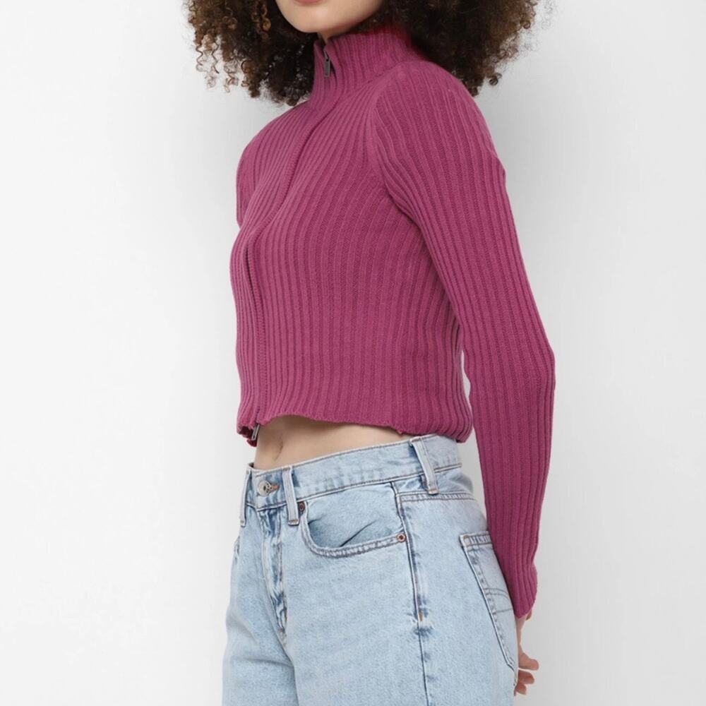 American Eagle Fitted Zip Up Jacket - image 3